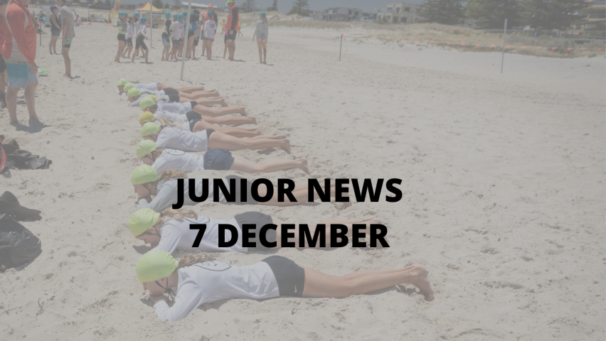 Seacliff Surf Life Saving Gym, Fitness and Trainin JUNIOR NEWS – 7 DECEMBER  2022 – Seacliff Surf Life Saving Club